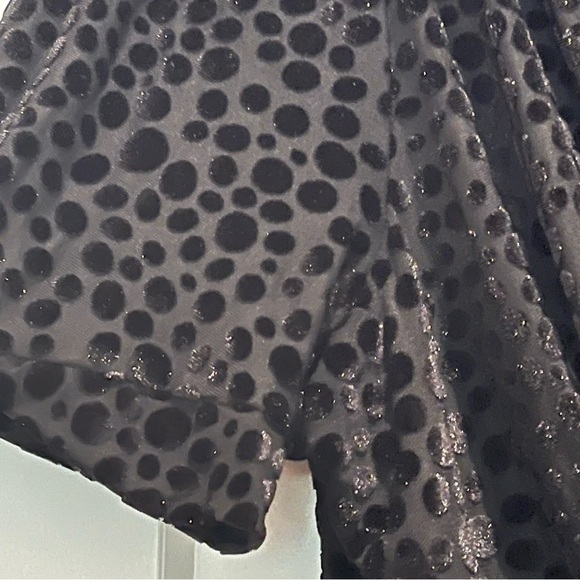Vintage 90s y2k DKNY velvet polkadot dress - Picture 5 of 9